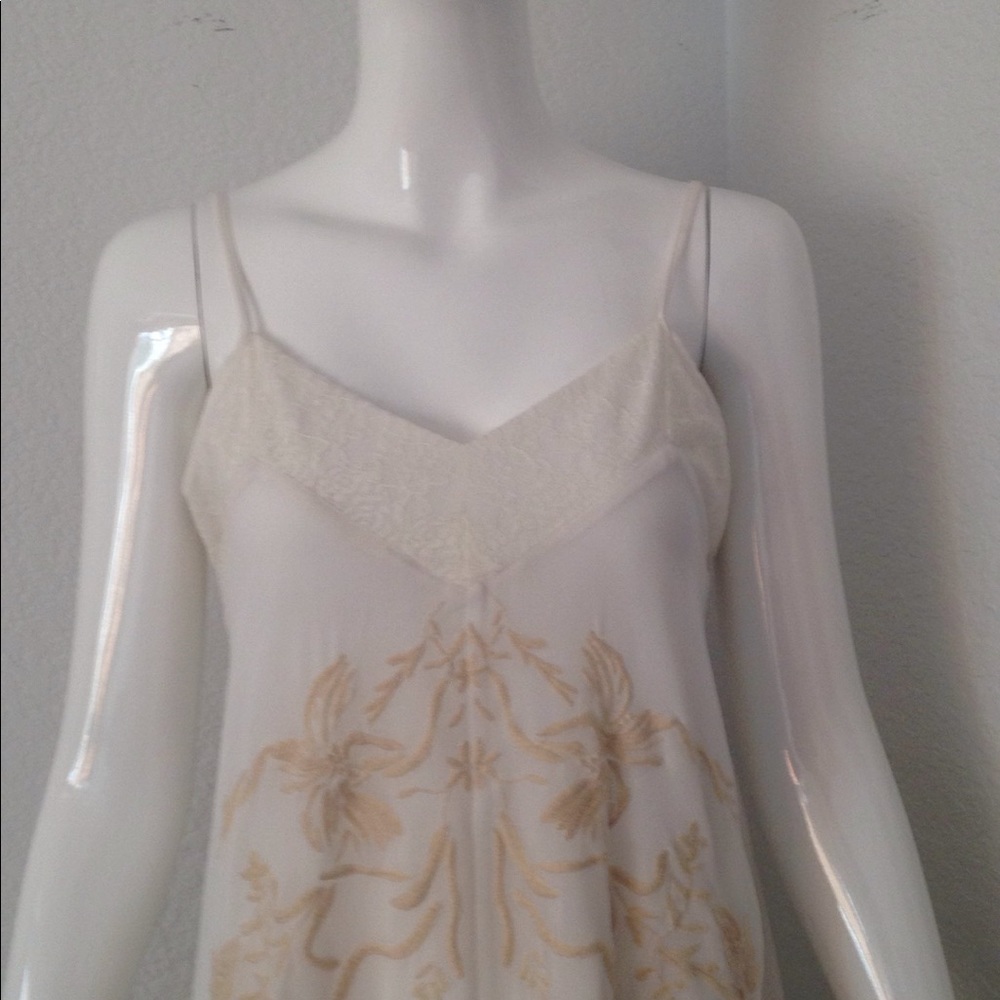 Anthropologie white embroidery Dress - Picture 3 of 8